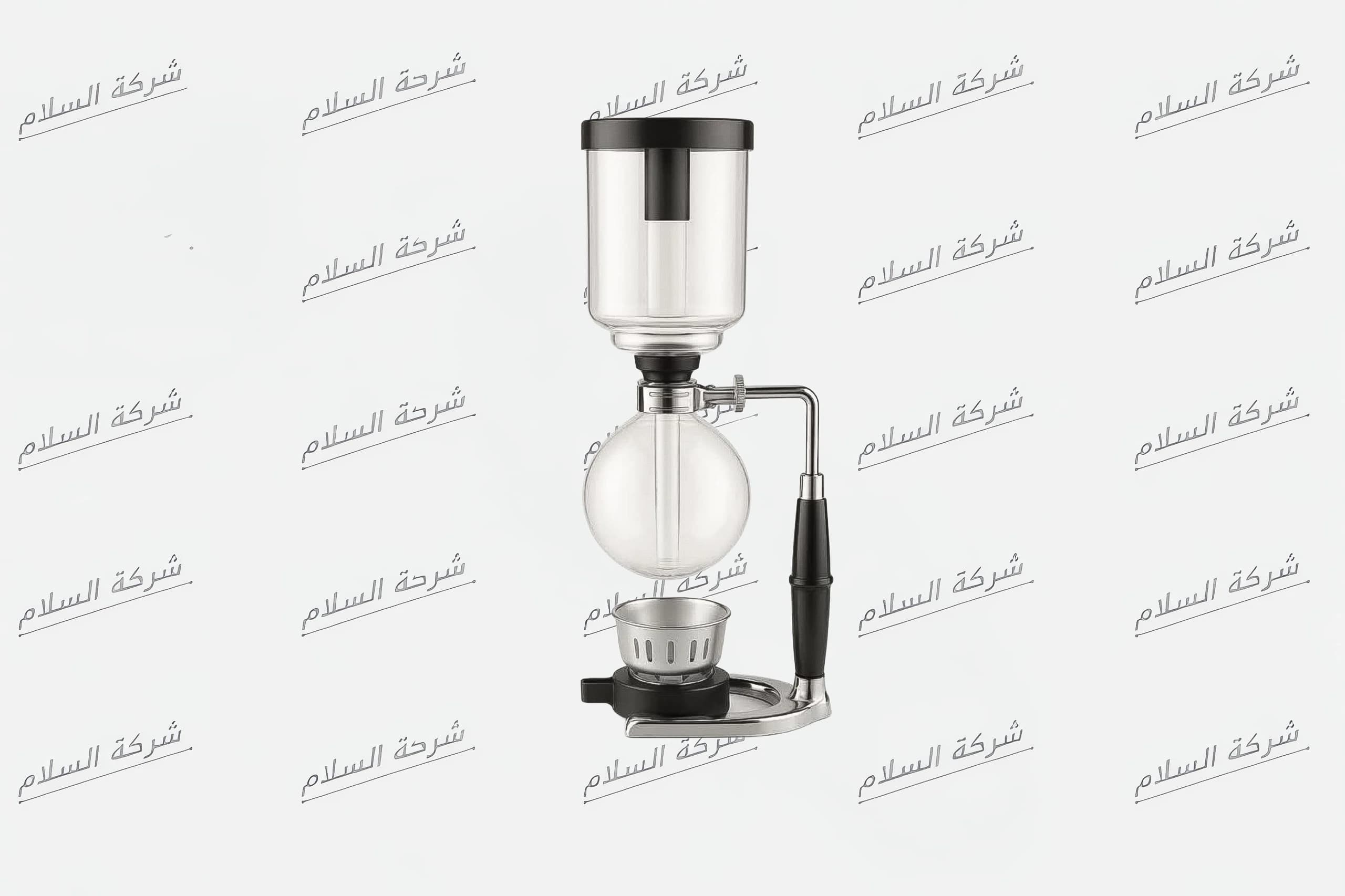 محضرة قهوة سايفون زجاجية