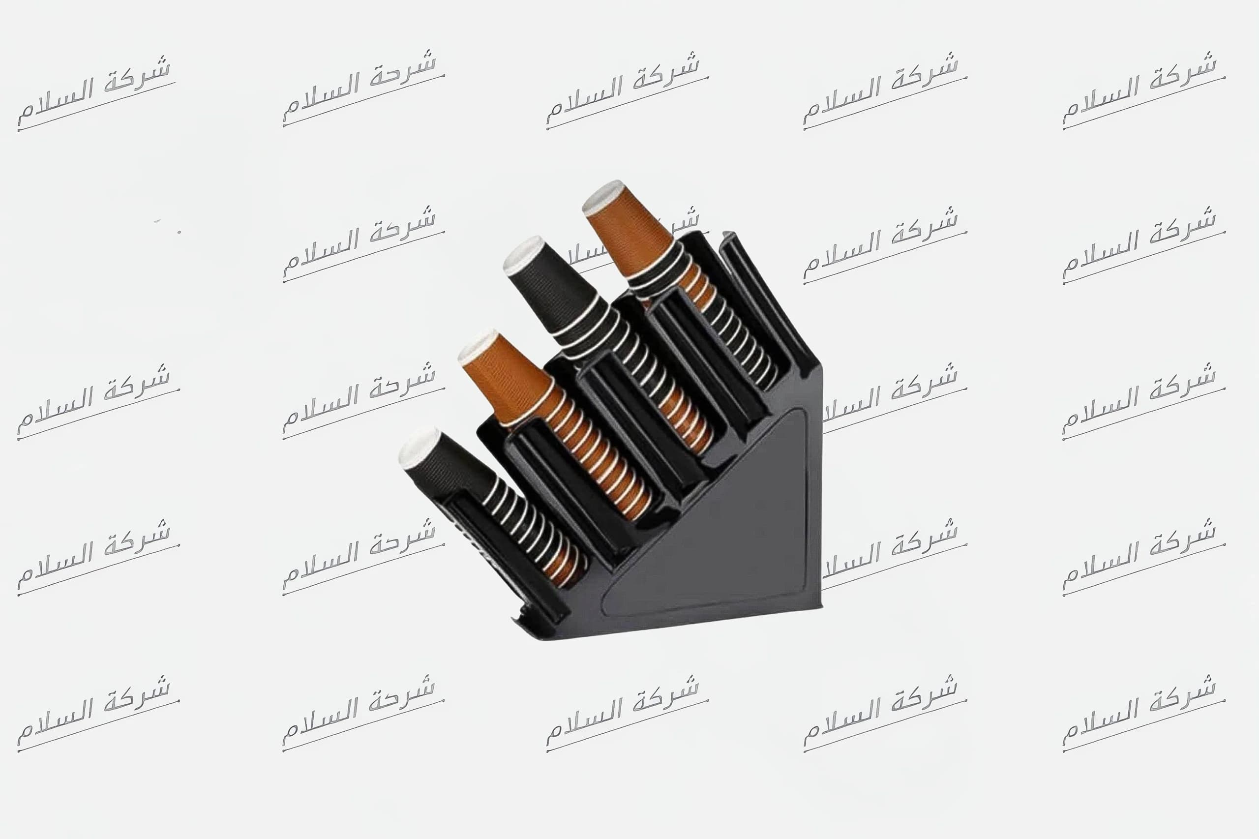 منظم أكواب مائل بأربع فتحات