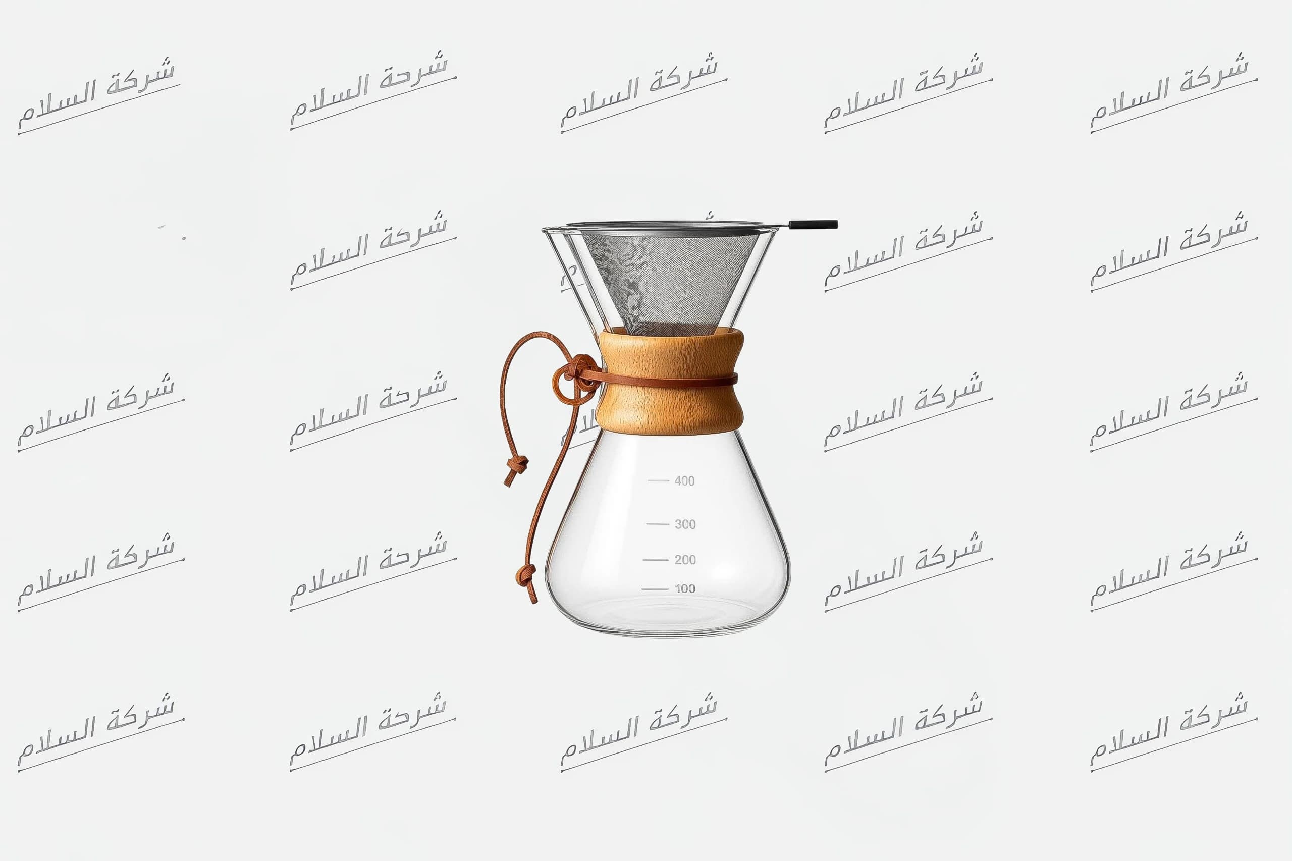 إبريق تقطير زجاجي ستايل كيمكس